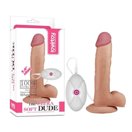 9'' The Ultra Soft Dude - Vibrating Flesh