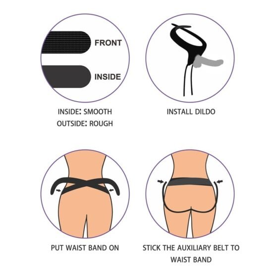 Easy Strapon Set 8.5" Black - Image 4