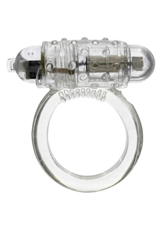 Cockring Silicone Vibrating Clear - Image 2