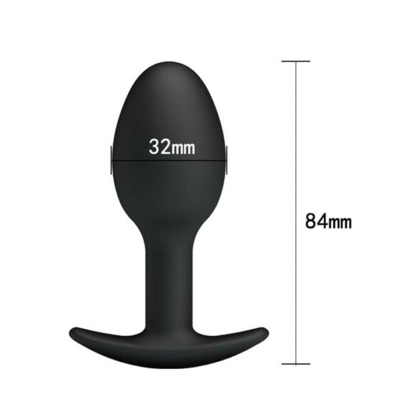 Pretty Love Heavy Balls Silicone Butt Plug 1 - Image 4