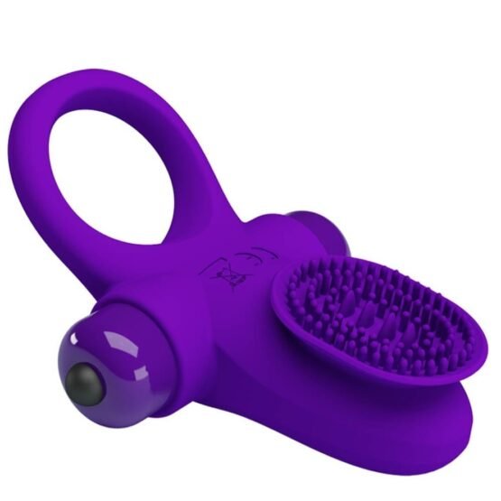 Pretty Love Vibrant Penis Ring 2 Purple - Image 5