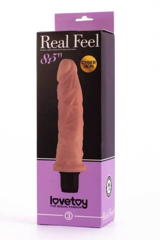 8.5'' Real Feel Cyberskin Vibrator - Image 2