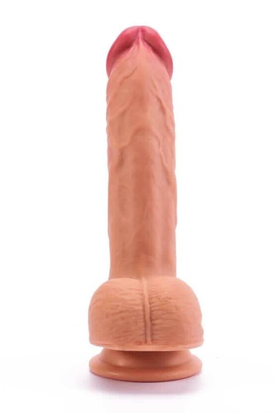 8" Dual-Layered Silicone Nature Cock Flesh - Image 4