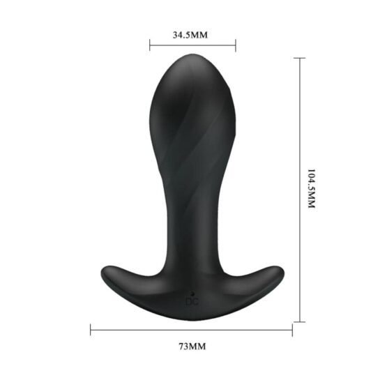 Pretty Love Anal Plug Massager Black - Image 5
