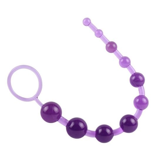 Sassy Anal Beads Purple - Image 2