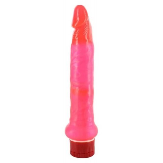 Jelly Anal Slim Jim Vibrator Pink - Image 2