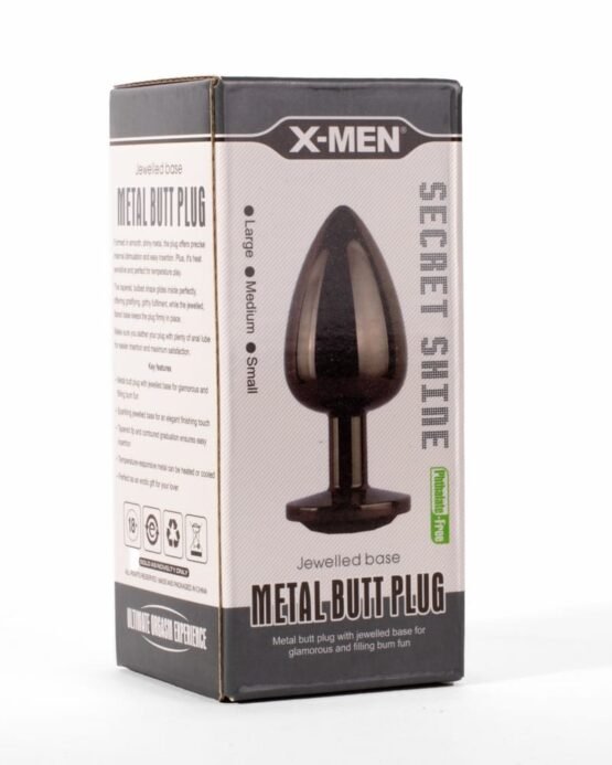 X-MEN Secret Shine Metal Butt Plug Gun Colour S - Image 2