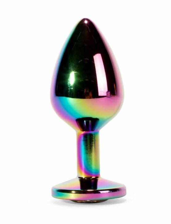X-MEN Secret Shine Metal Butt Plug Rainbow L - Image 2