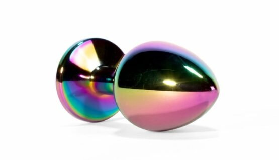 X-MEN Secret Shine Metal Butt Plug Rainbow L - Image 3