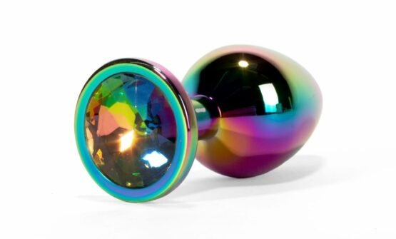 X-MEN Secret Shine Metal Butt Plug Rainbow L - Image 4