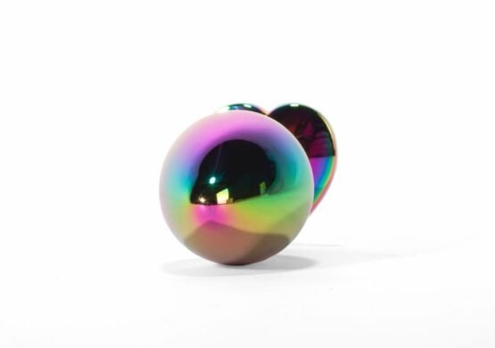 X-MEN Secret Shine Metal Butt Plug Rainbowheart L - Image 7