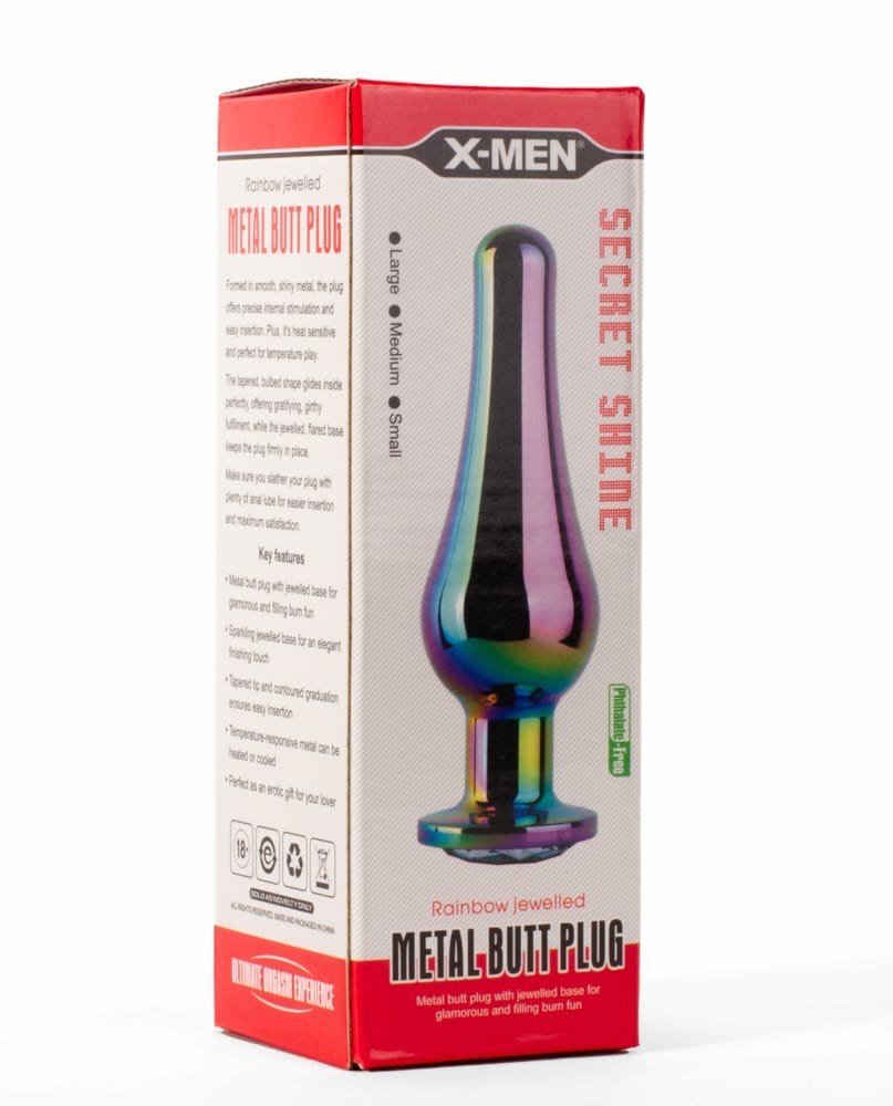 X-MEN Secret Shine Metal Blug Plug Rainbow L - Image 2