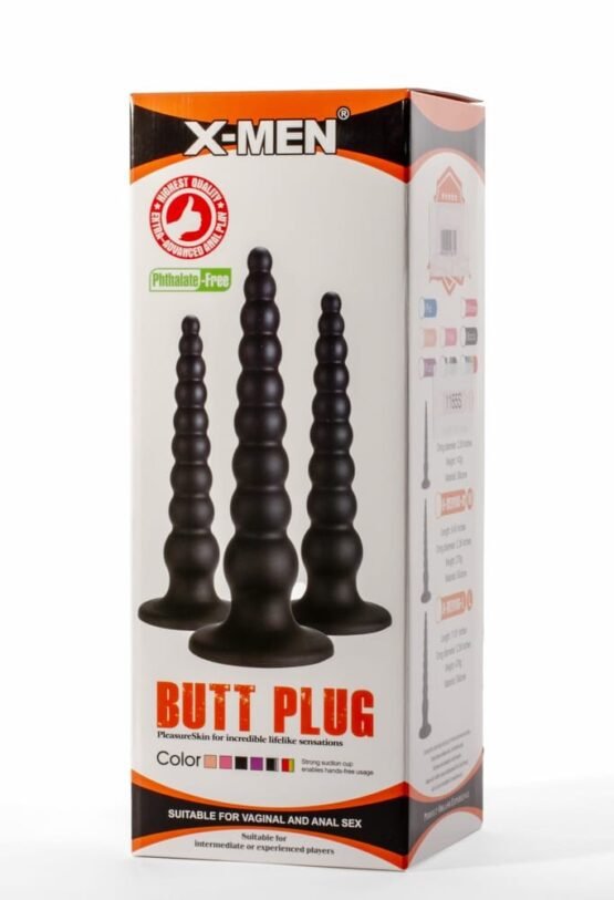 X-Men 7.87'' Butt Plug Black S - Image 2