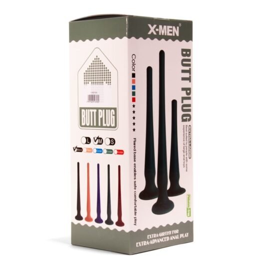 X-MEN Butt Plug Size M Black - Image 2