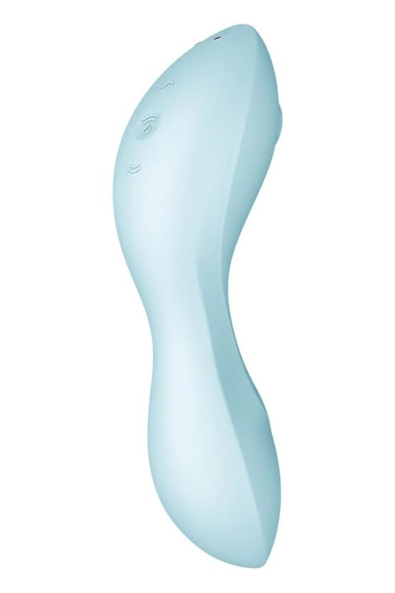 Satisfyer Curvy Trinity 5 Air Pulse Vibrator Blue - Image 5
