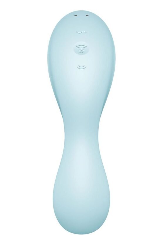 Satisfyer Curvy Trinity 5 Air Pulse Vibrator Blue - Image 6
