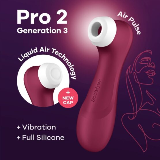 Pro 2 Generation 3 with Liquid Air wine red - Image 6