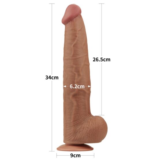 13.5'' King Sized Sliding Skin Dual Layer Dong Brown - Image 7