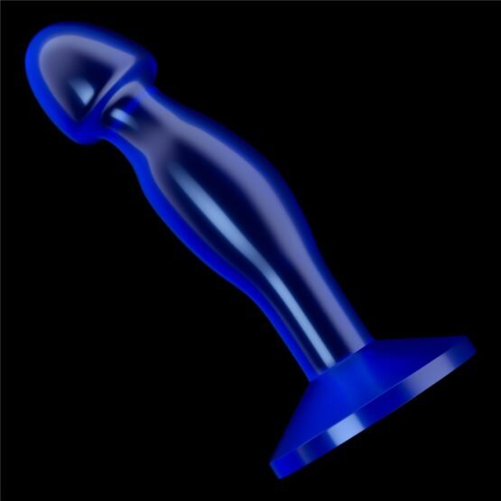 Flawless Clear Prostate Plug 6.5'' Blue - Image 2