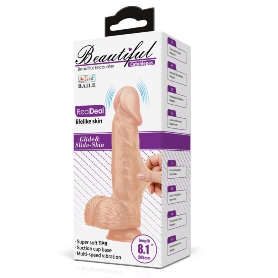 Beautiful Catoblepas 8,1'' Vibrating Dildo