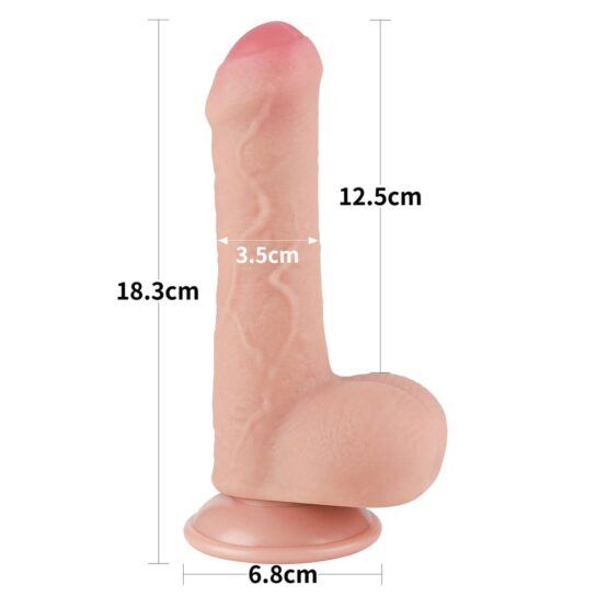 7'' Sliding Skin Dual Layer Dong Flesh - Image 6