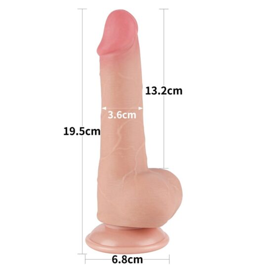 7.5'' Sliding Skin Dual Layer Dong Flesh II - Image 3