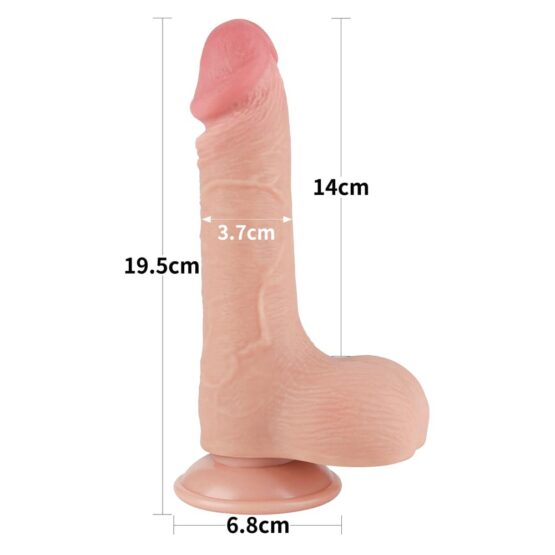 7.5'' Sliding Skin Dual Layer Dong Flesh III - Image 3