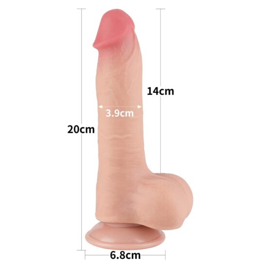 8'' Sliding Skin Dual Layer Dong Flesh I - Image 4