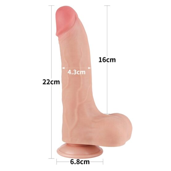 8.5'' Sliding Skin Dual Layer Dong Flesh II - Image 4