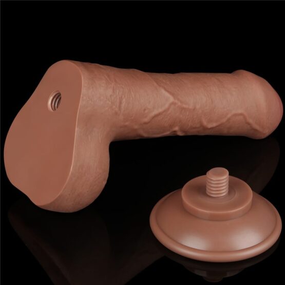 7'' Sliding Skin Dual Layer Dong Brown - Image 3