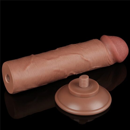 8'' Sliding Skin Dual Layer Dong Brown II - Image 3