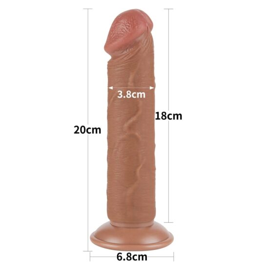 8'' Sliding Skin Dual Layer Dong Brown II - Image 5