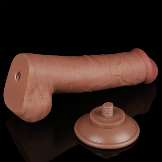 8'' Sliding Skin Dual Layer Dong Brown III - Image 3