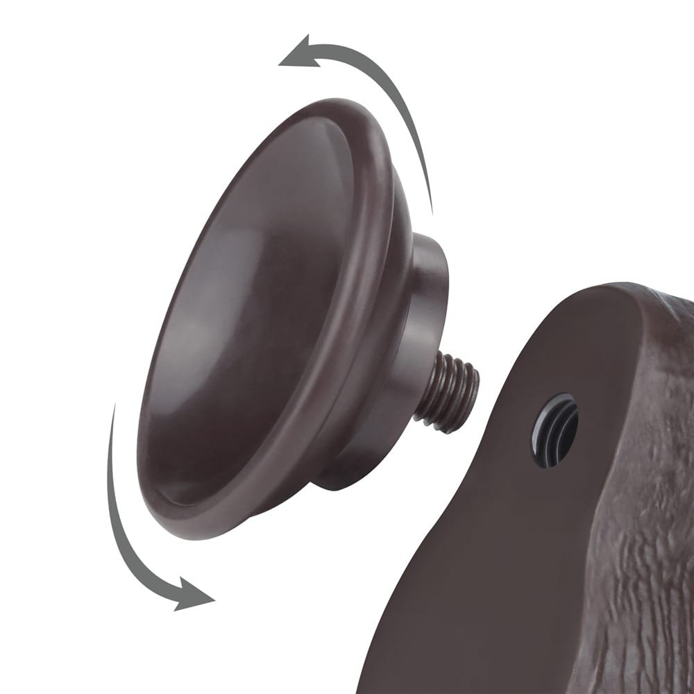 7.5'' Sliding Skin Dual Layer Dong Black III - Image 4