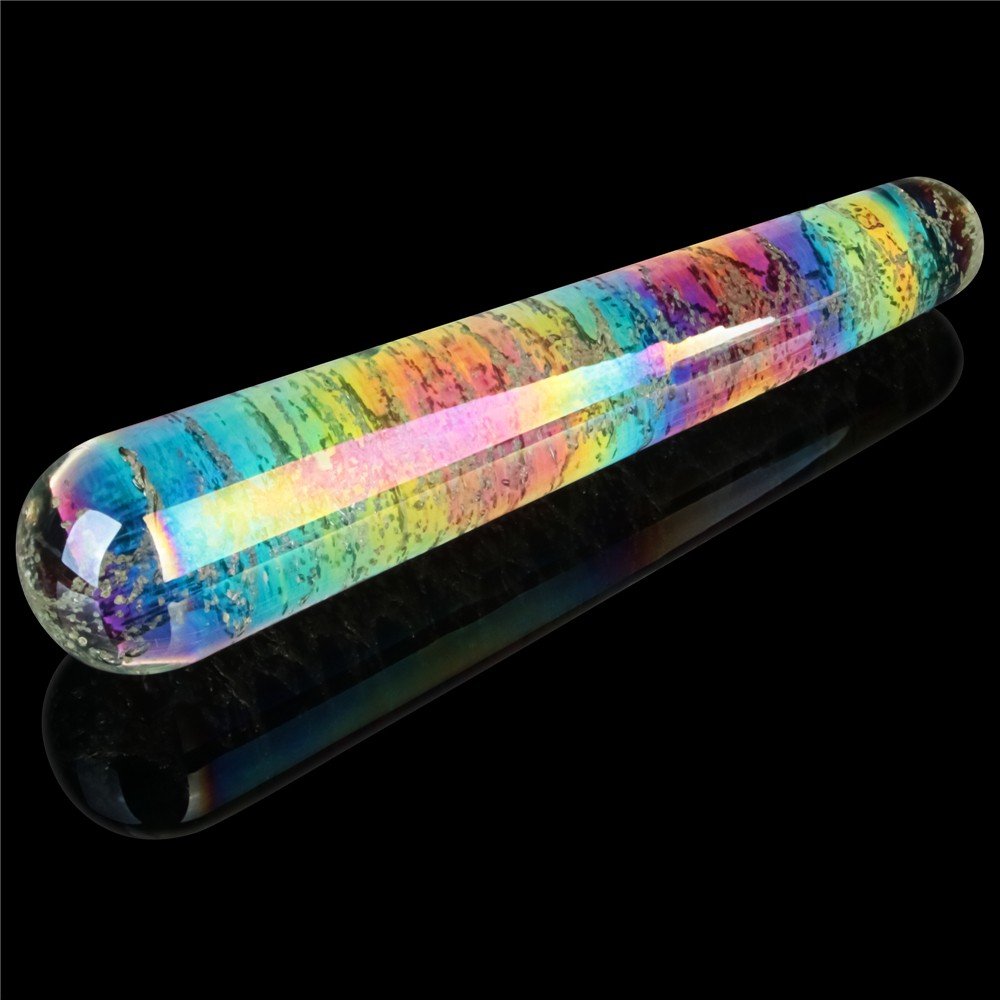 Glow-in-the-dark Twilight Gleam Glass Dildo-Slim Fantasy - Image 2