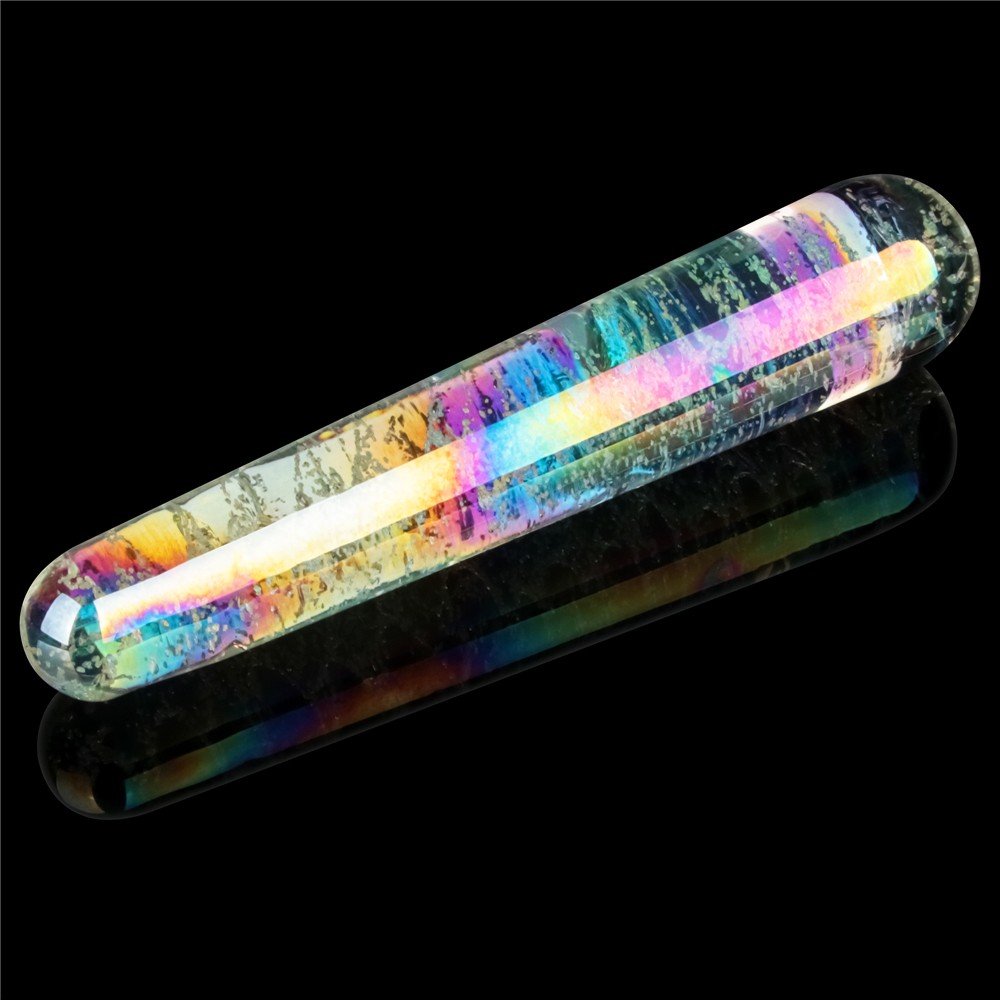 Glow-in-the-dark Twilight Gleam Glass Dildo-Slim Fantasy - Image 3