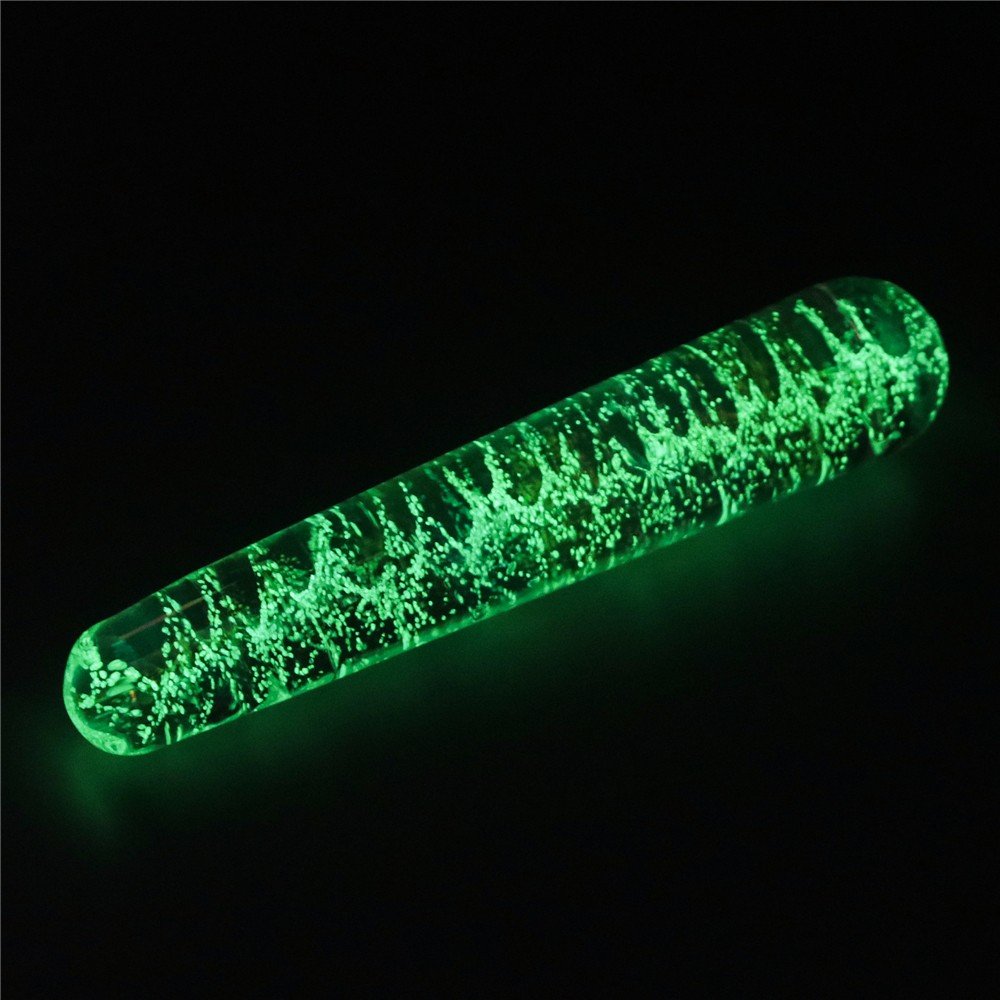 Glow-in-the-dark Twilight Gleam Glass Dildo-Slim Fantasy - Image 6