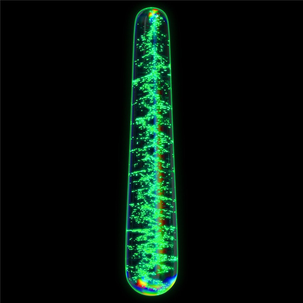Glow-in-the-dark Twilight Gleam Glass Dildo-Slim Fantasy - Image 7