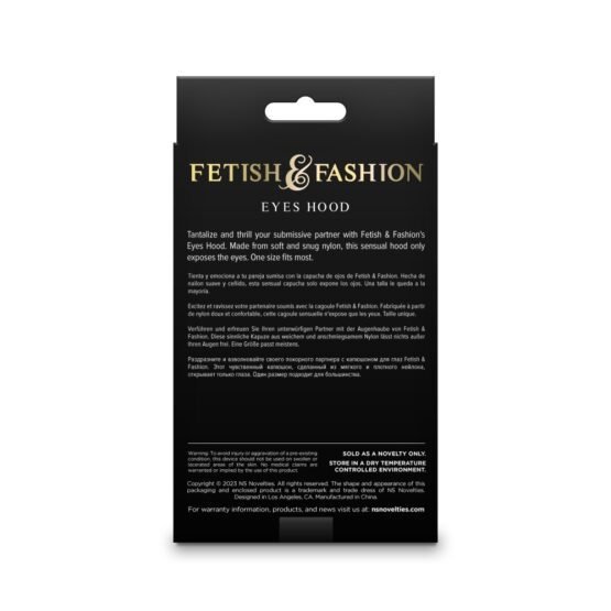 Fetish & Fashion - Eyes Hood - Black - Alternate Package - Image 3