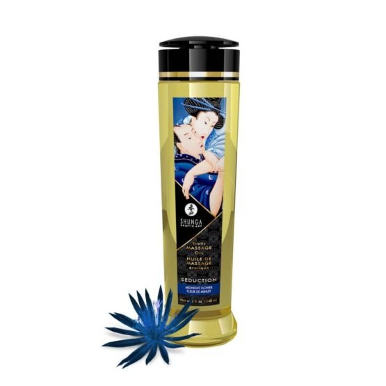 EROTIC MASSAGE OIL 240 ml / 8 oz MIDNIGHT FLOWER - Image 2