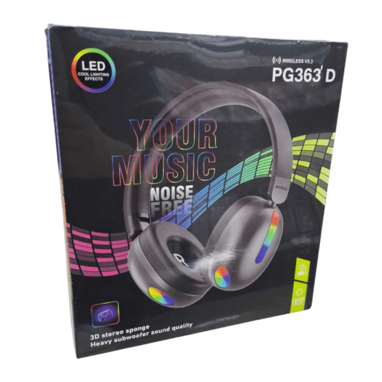 Ασύρματα ακουστικά - Headphones - PG363 D - 740363 - Black - Image 2