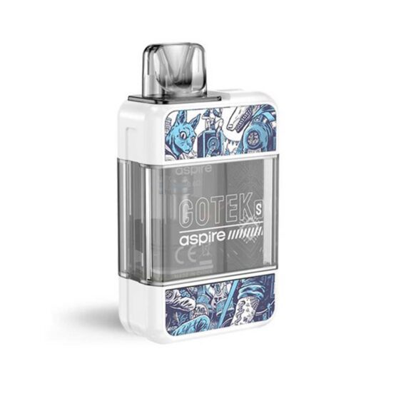 Aspire Gotek S Pod Kit 2ml με Ενσωματωμένη Μπαταρία 650mAh White