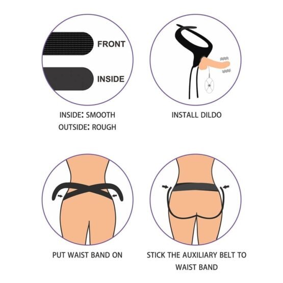 Vibrating Easy Strapon Set 8.5'' - Image 4