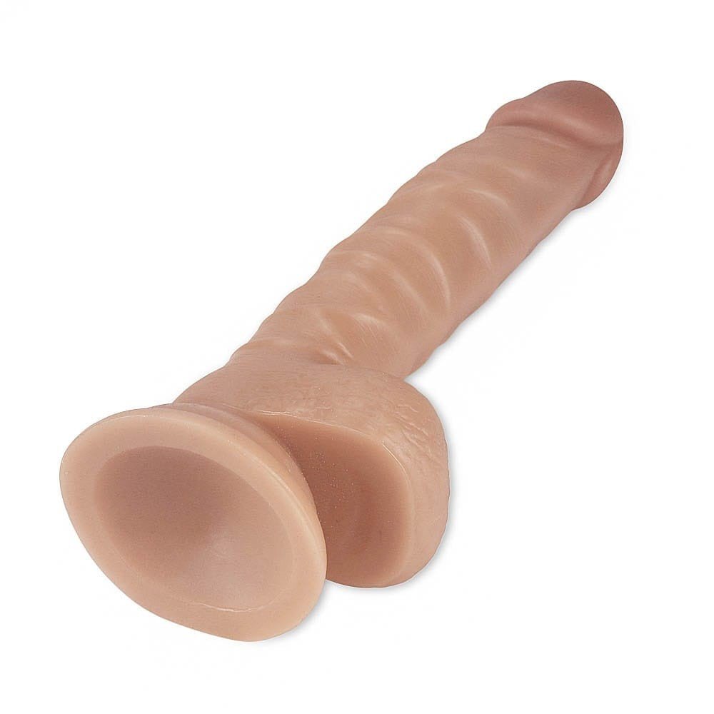 8.5" Real Extreme Vibrating Dildo - Image 2