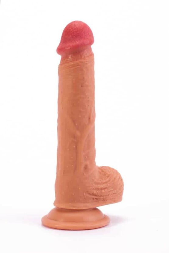 8.5 inch Dual-Layered Silicone Dildo - Image 7