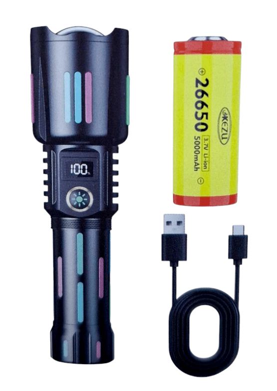 Επαναφορτιζόμενος φακός LED - W515TG - 418400 - Image 2