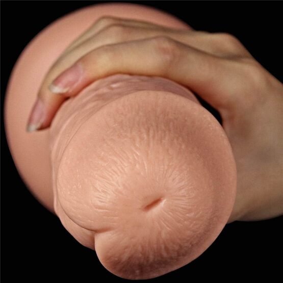 11'' Realistic Long Vibrating Dildo Flesh - Image 2
