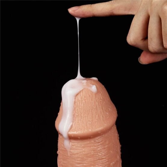 11'' Realistic Long Vibrating Dildo Flesh - Image 6
