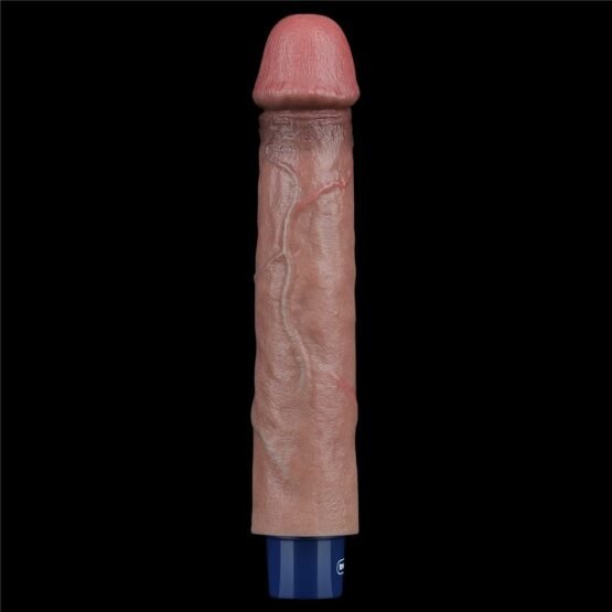 9" REAL SOFTEE Rechargeable Silicone Vibrating Dildo - Image 7
