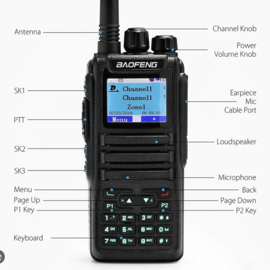 Φορητός πομποδέκτης - UHF/VHF - DMR1701 - 917019 - Image 2